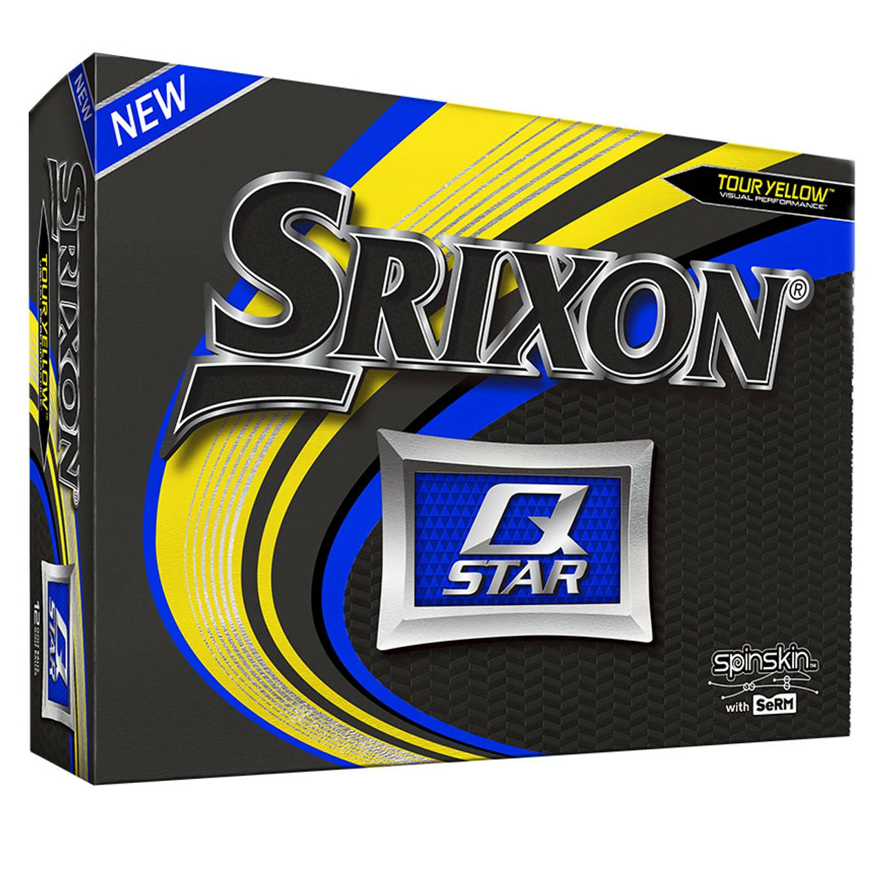 Srixon Golf Srixon Q-Star Tour Yellow Dozen Golf Balls - Image 2