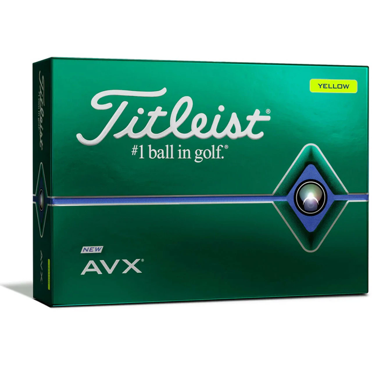 Titleist AVX Yellow Dozen Golf Balls