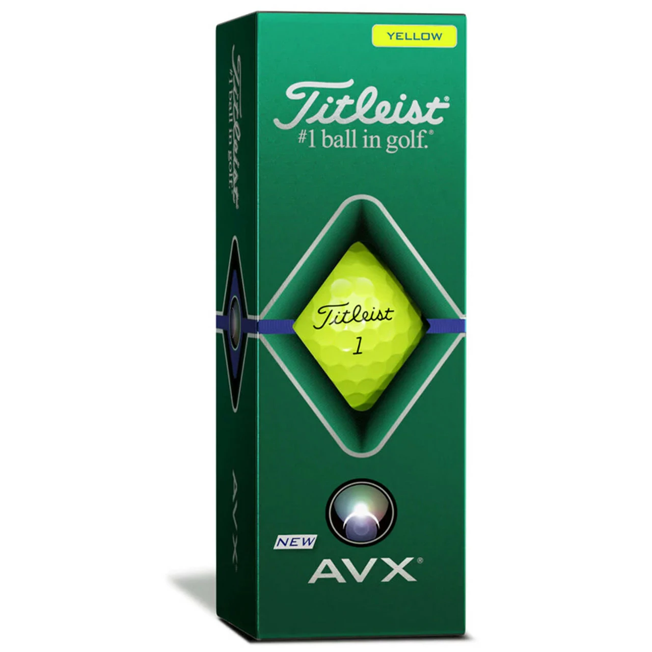Titleist AVX Yellow Dozen Golf Balls - Image 2